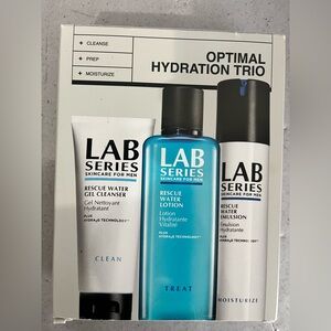 NEW‎ Lab Series Optimal Hydration Trio Skincare Set for Men Lotion Cleanser Set
